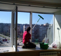 Мытье окон в однокомнатной квартире Челябинск